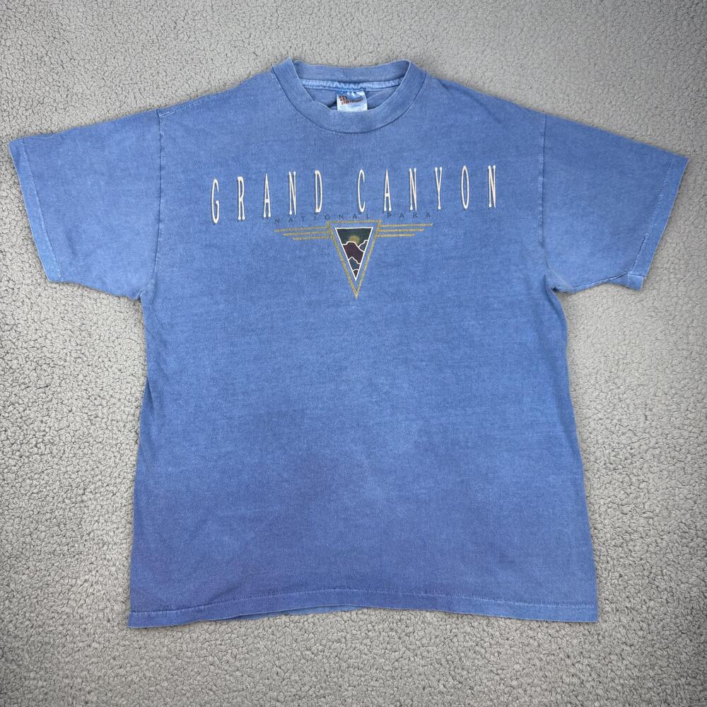Vintage Grand Canyon Shirt Mens Large Hanes Heavyweight National Park 90s Tee